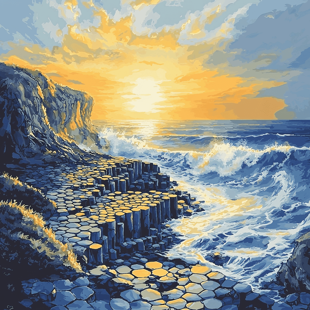 Giant's Causeway - Northern Ireland Numbered Painting Kits