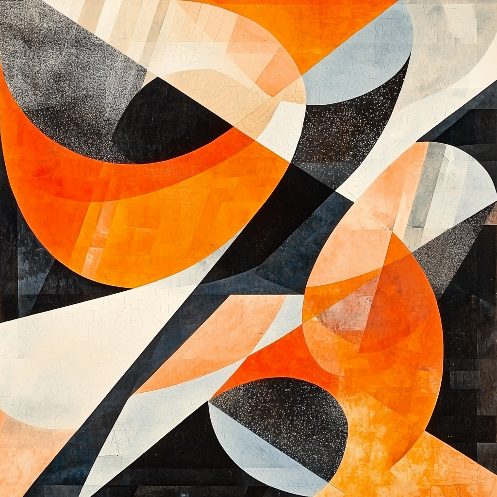 Kazimir Malevich Inspired Visual Rhythms Number Painting