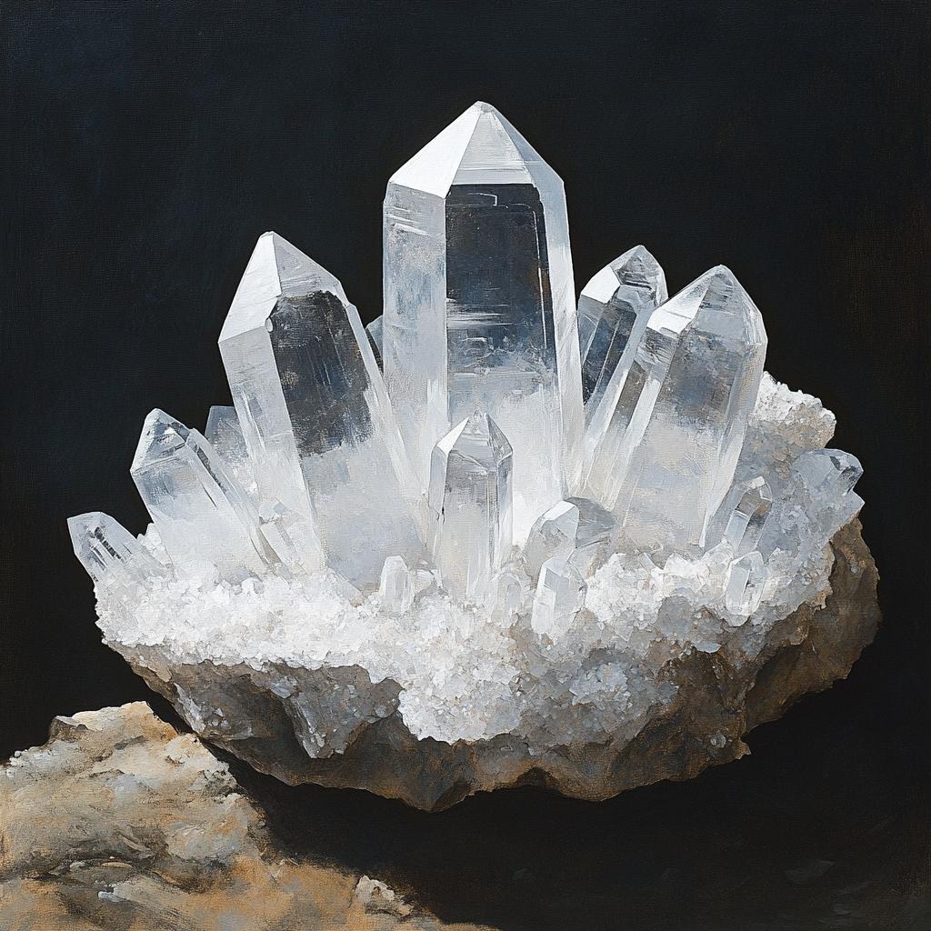 Caravaggio Inspired Quartz Cluster Paint by numbers art