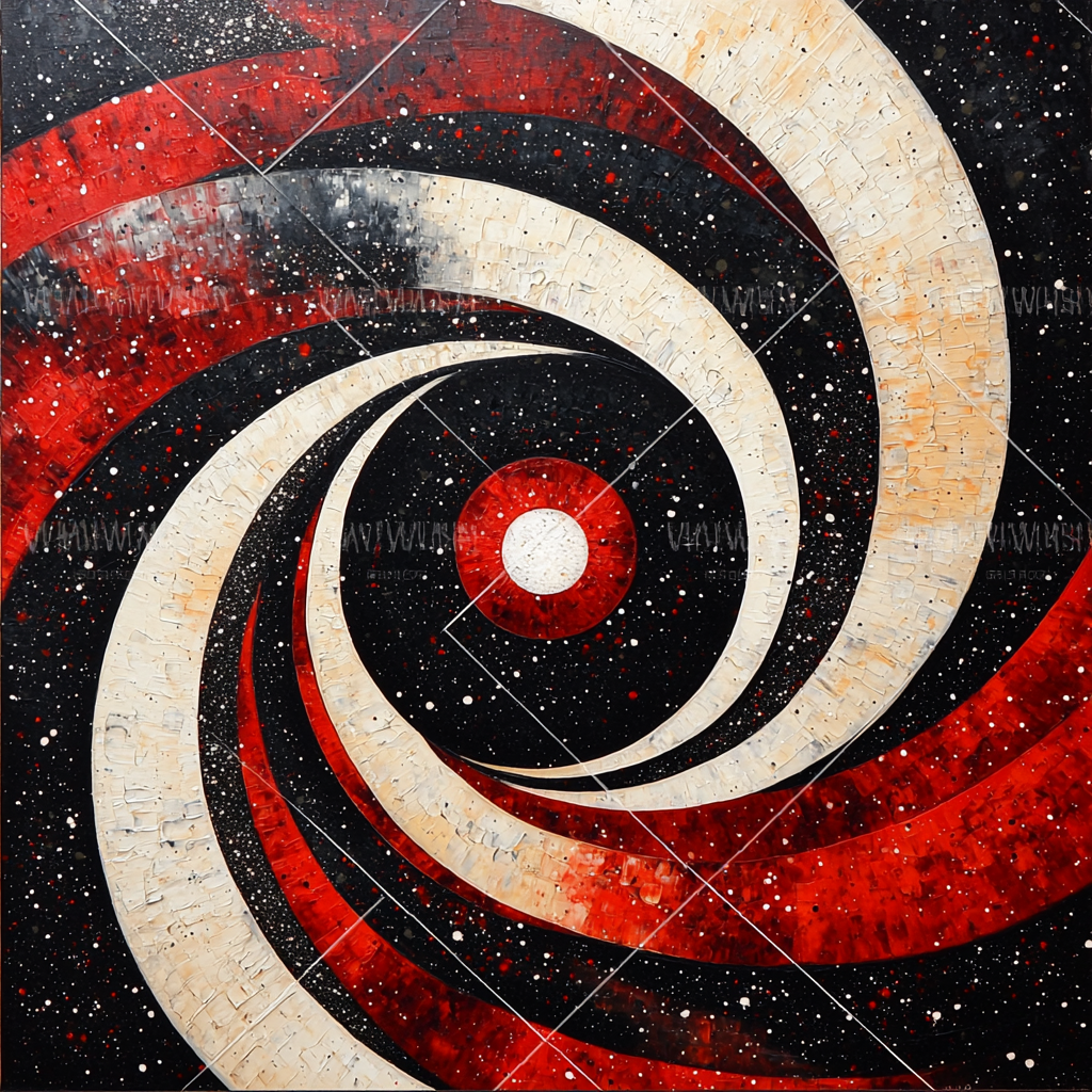 Kazimir Malevich Inspired Cosmic Abstraction Paint By Number