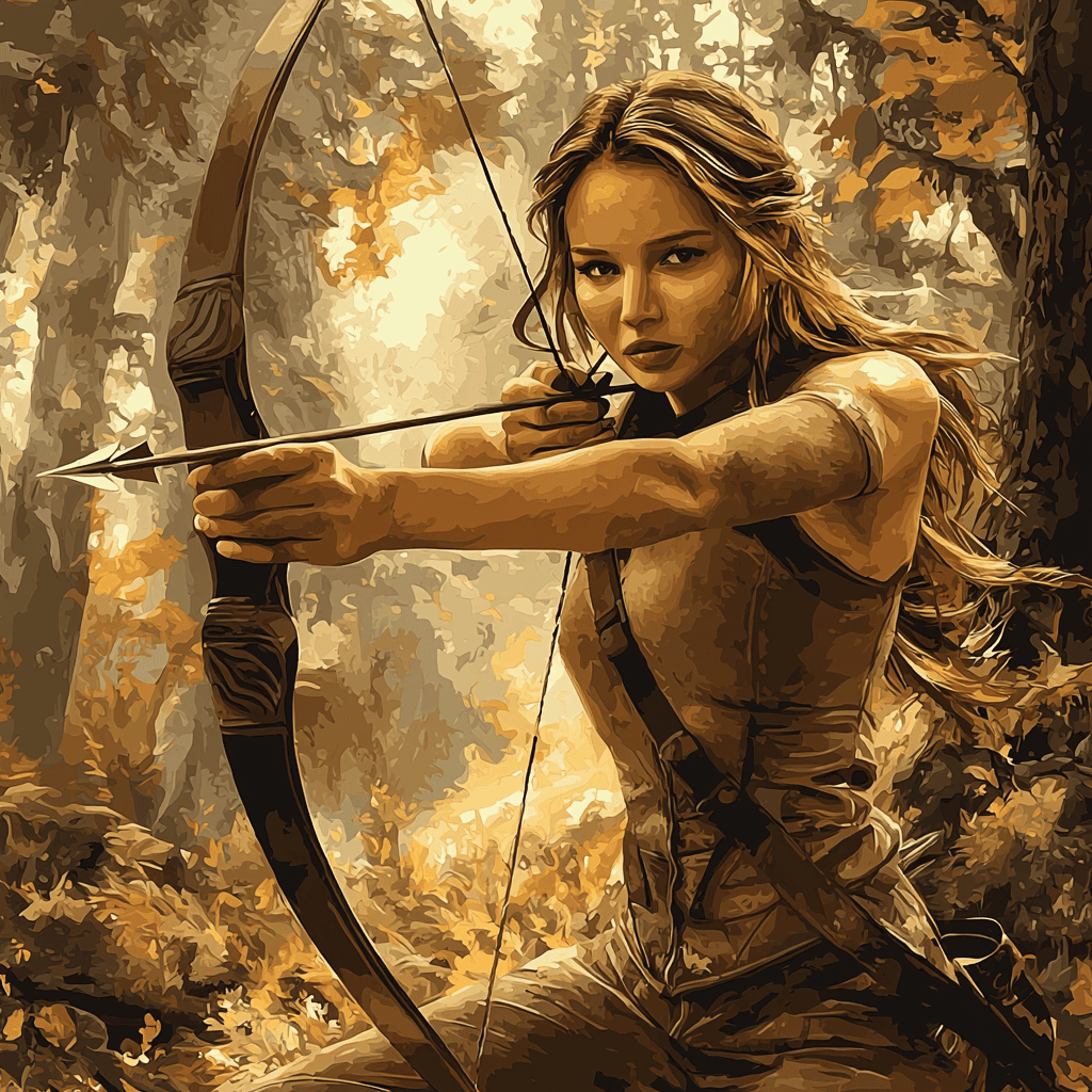 Jennifer Lawrence: The Fearless Heroine From The Hunger Games DIY Paint By Numbers
