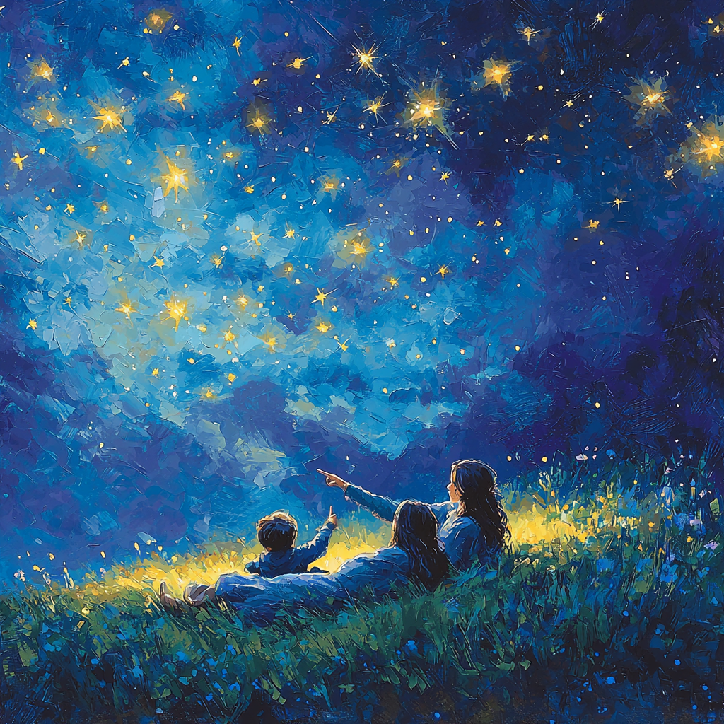 Love You To The Moon Painting Number Kit