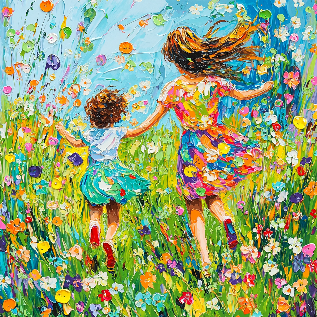 Laughter In Bloom DIY Paint By Numbers