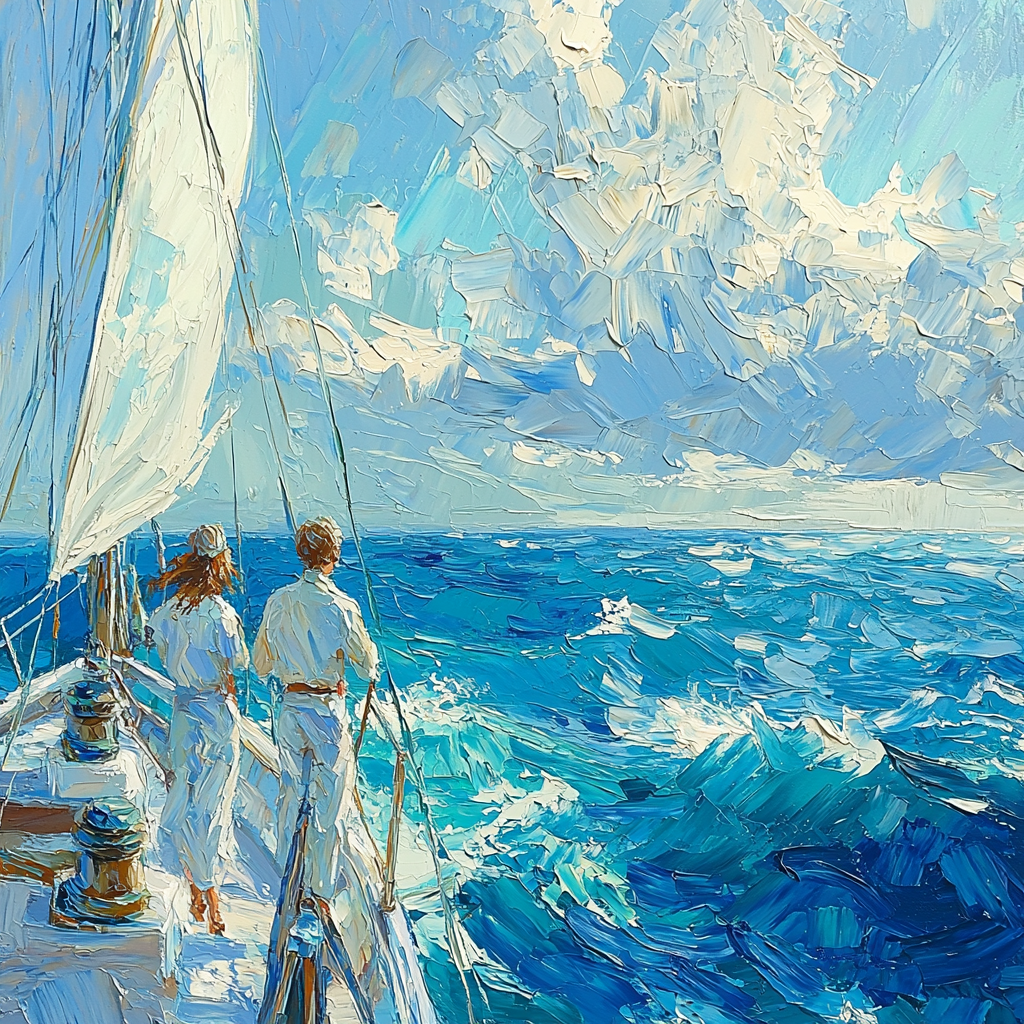 Sail Away With Mom Paint By Numbers Kits