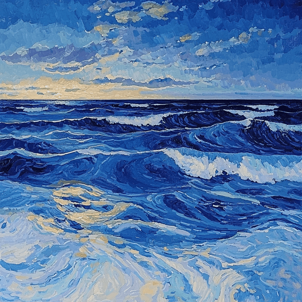 Wassily Kandinsky Inspired Abstract Ocean Whisper Paint By Numbers