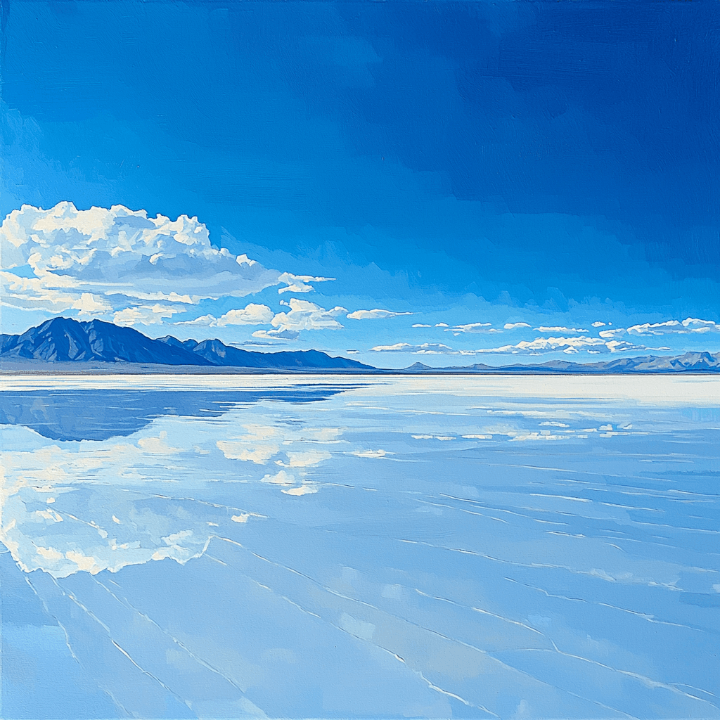 Uyuni Salt Flats - Bolivia Paint By Numbers Kits