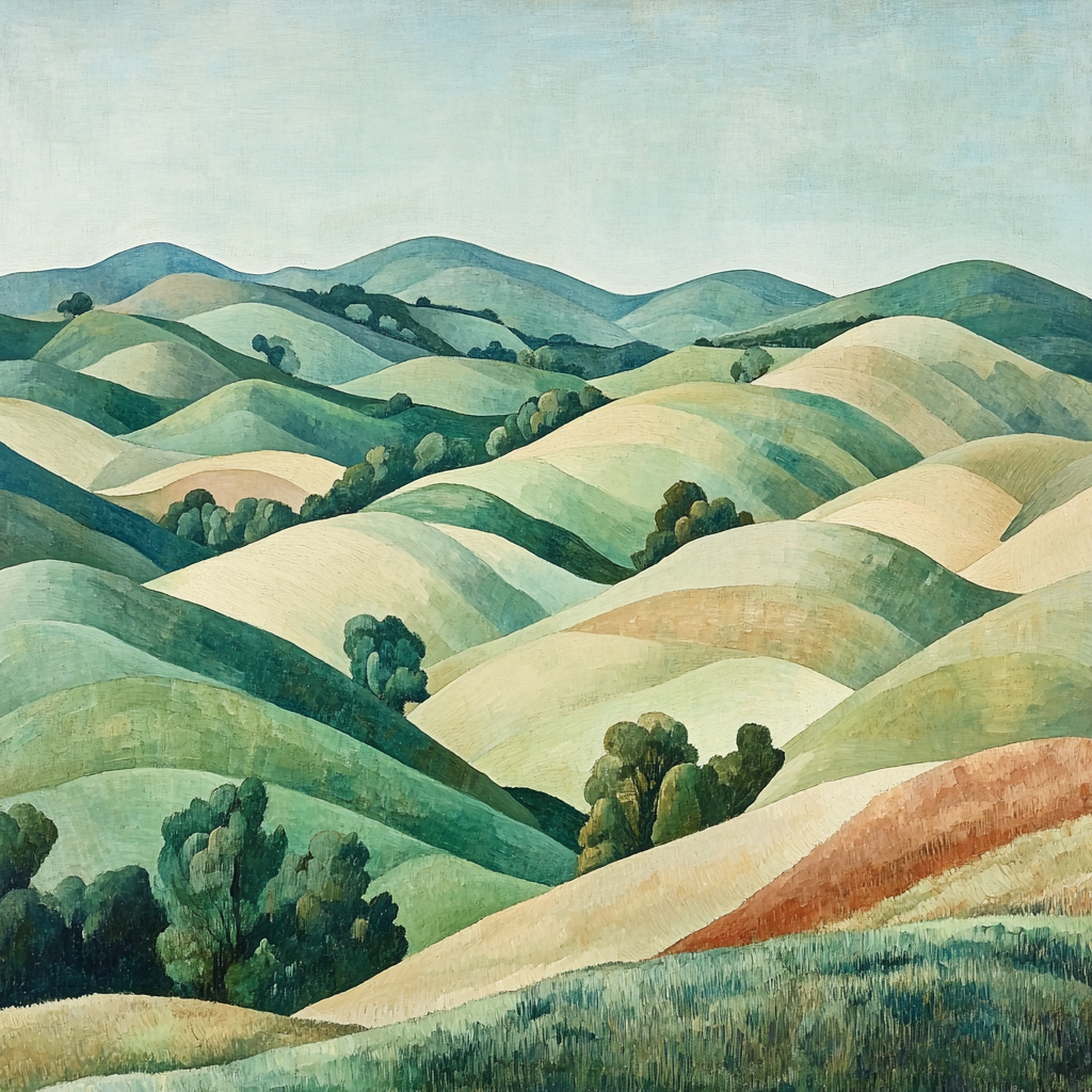 Paul Cézanne Inspired Serene Solitude DIY Paint By Numbers