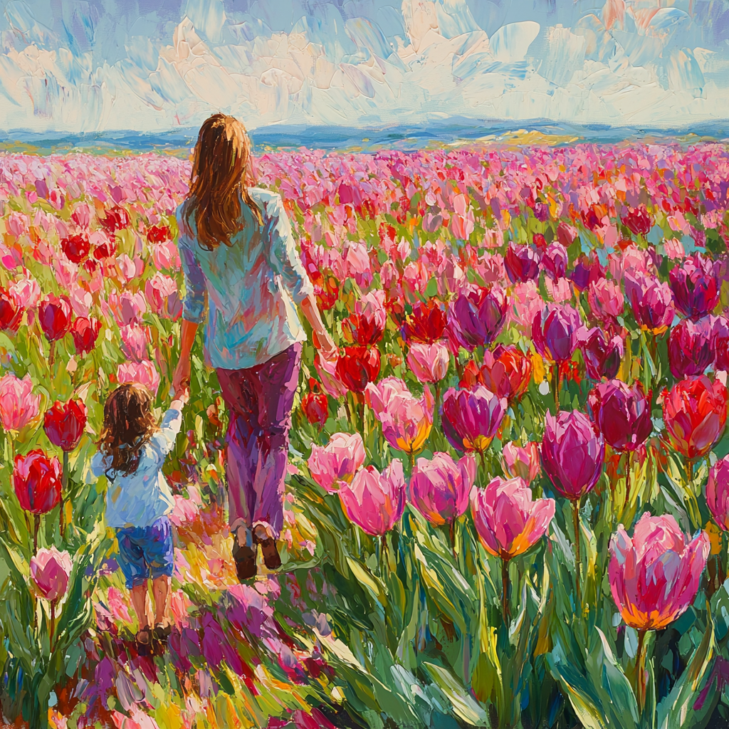 The Blossoming Journey Painting By Numbers Kit