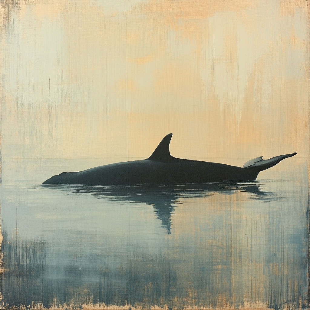 Leonardo Da Vinci Inspired Oceanic Whale Study Painting by numbers kit