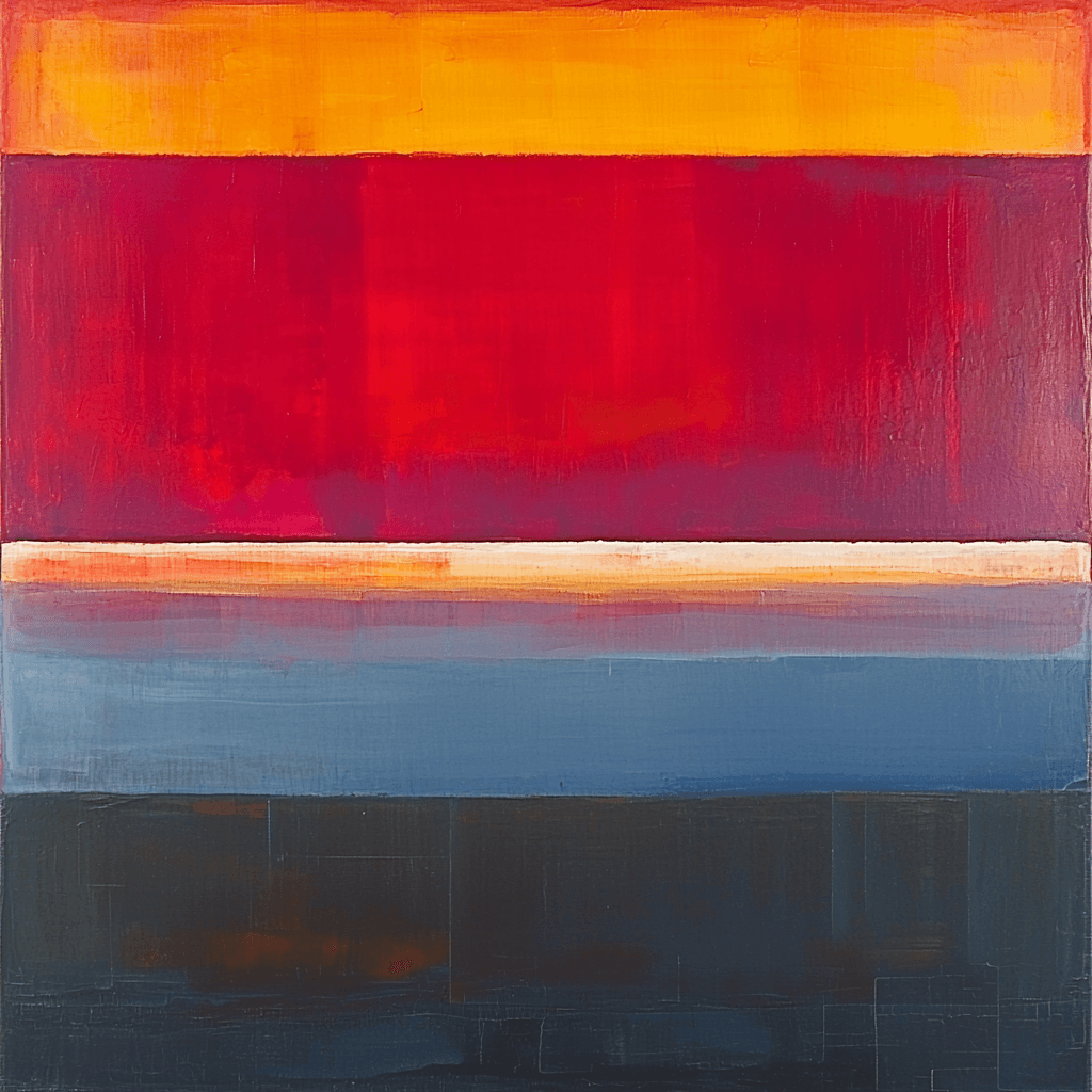 Mark Rothko Inspired Resonance Of Colors Painting By Numbers Kit