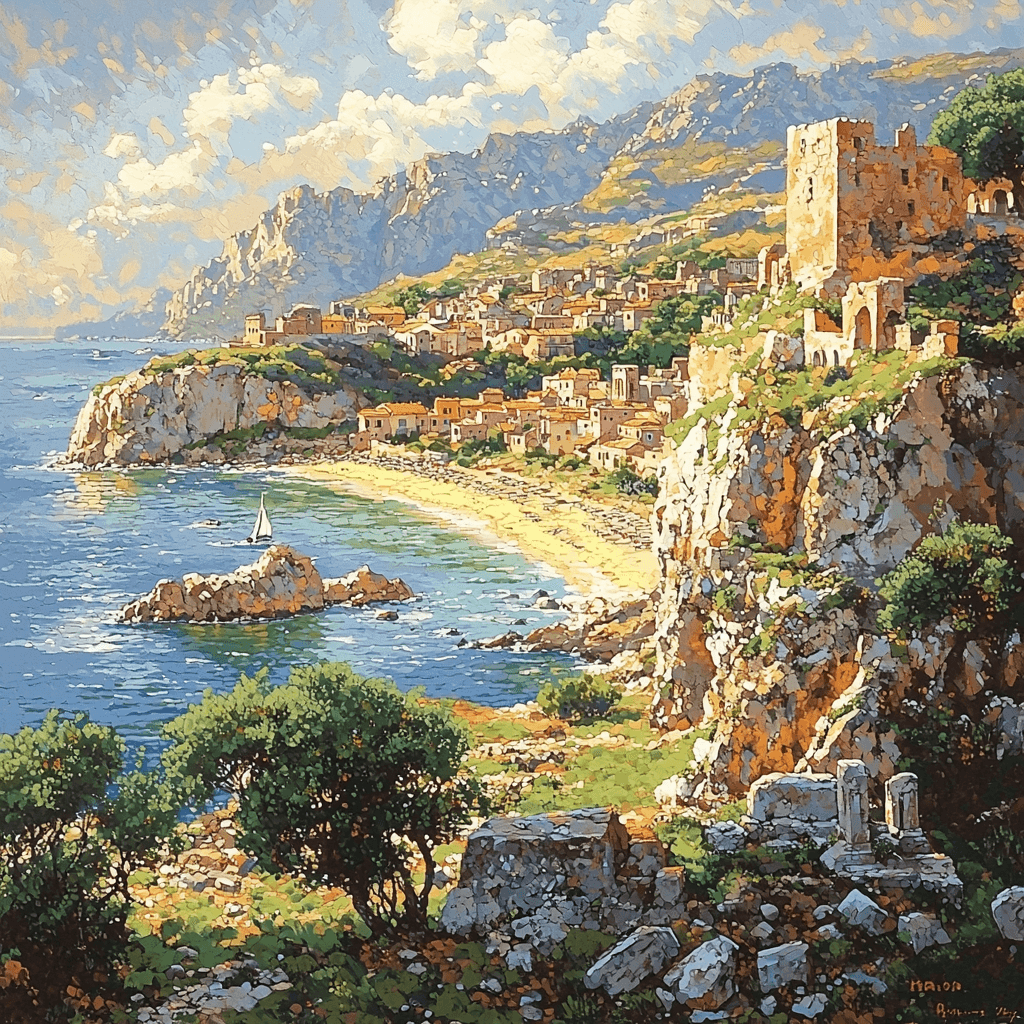 Sicily - Italy Painting Number Kit