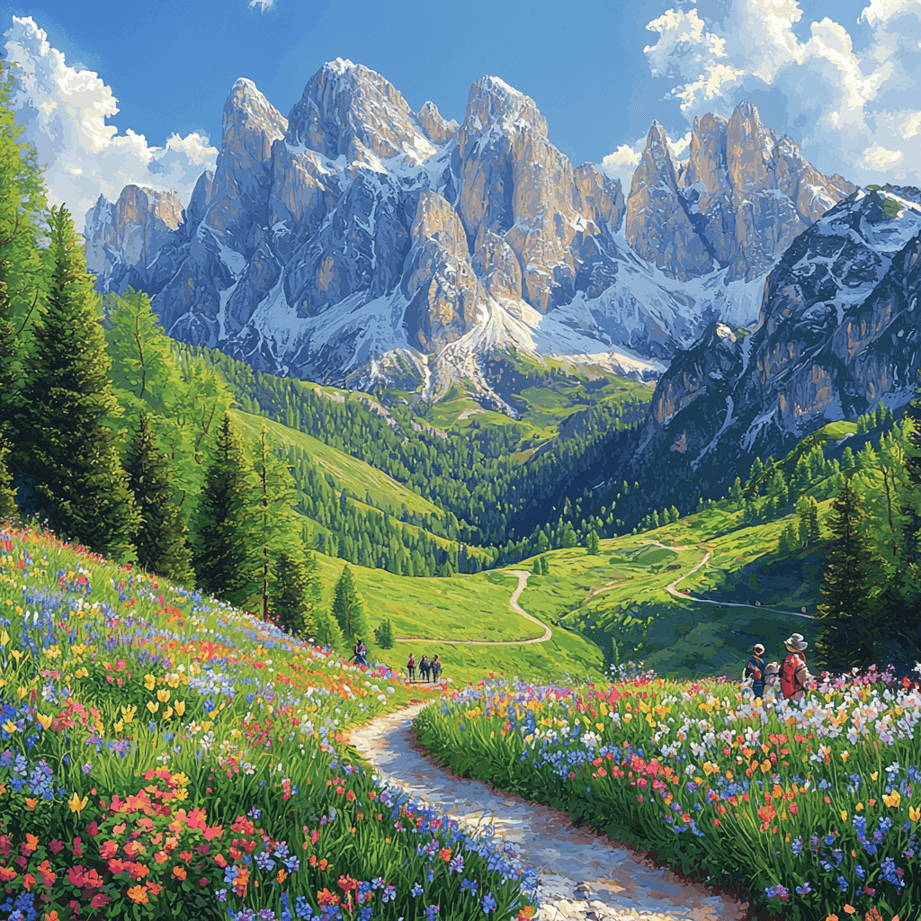Dolomites Paint By Number