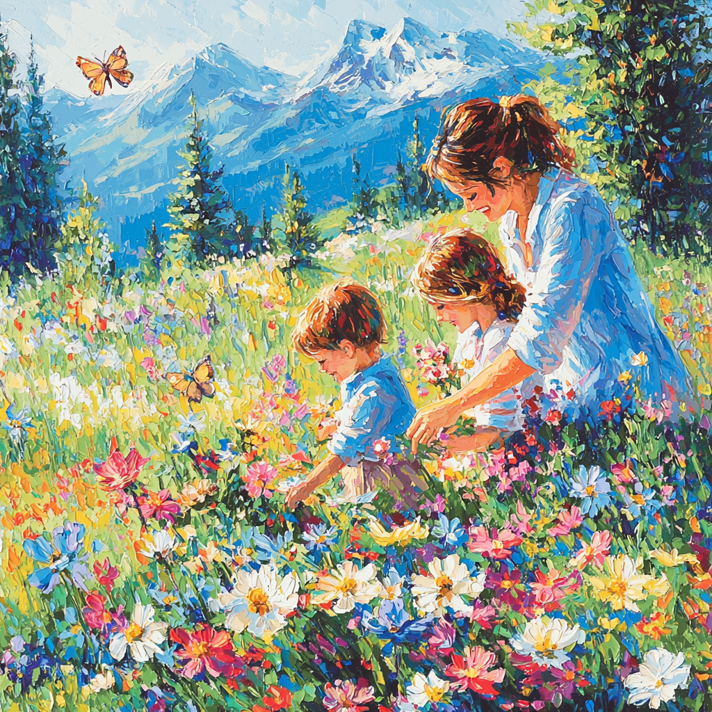 Cherished Moments In Nature Number Painting