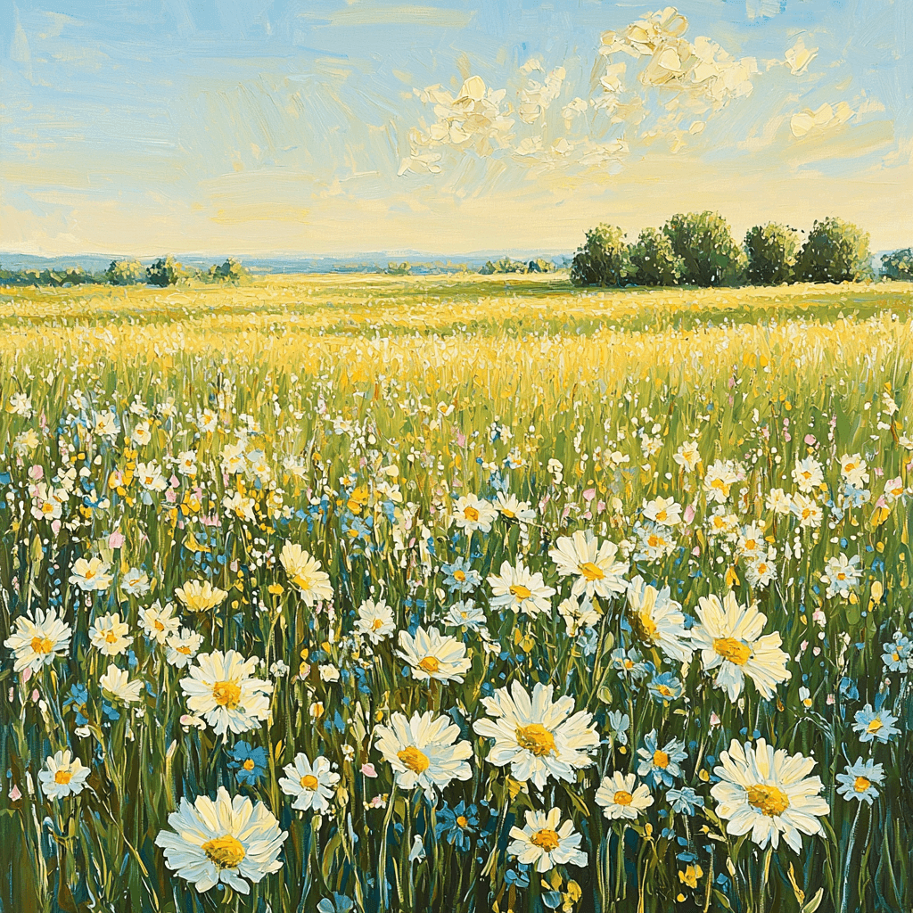 Claude Monet Inspired Sunkissed Meadow Paint By Numbers