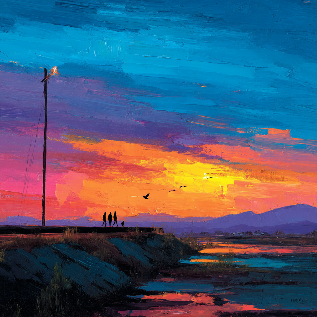 Evening Embrace Painting Number Kit