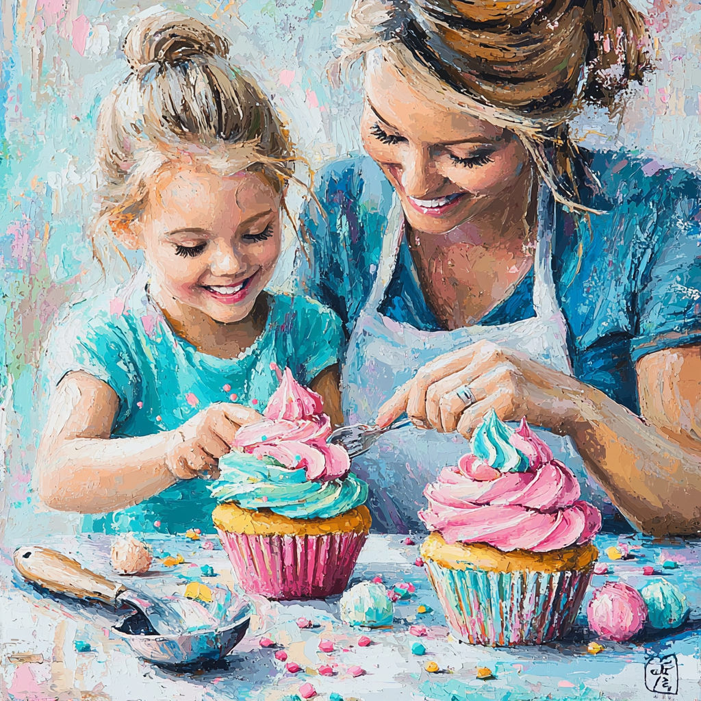 Cupcakes And Kisses Paint By Numbers Kits