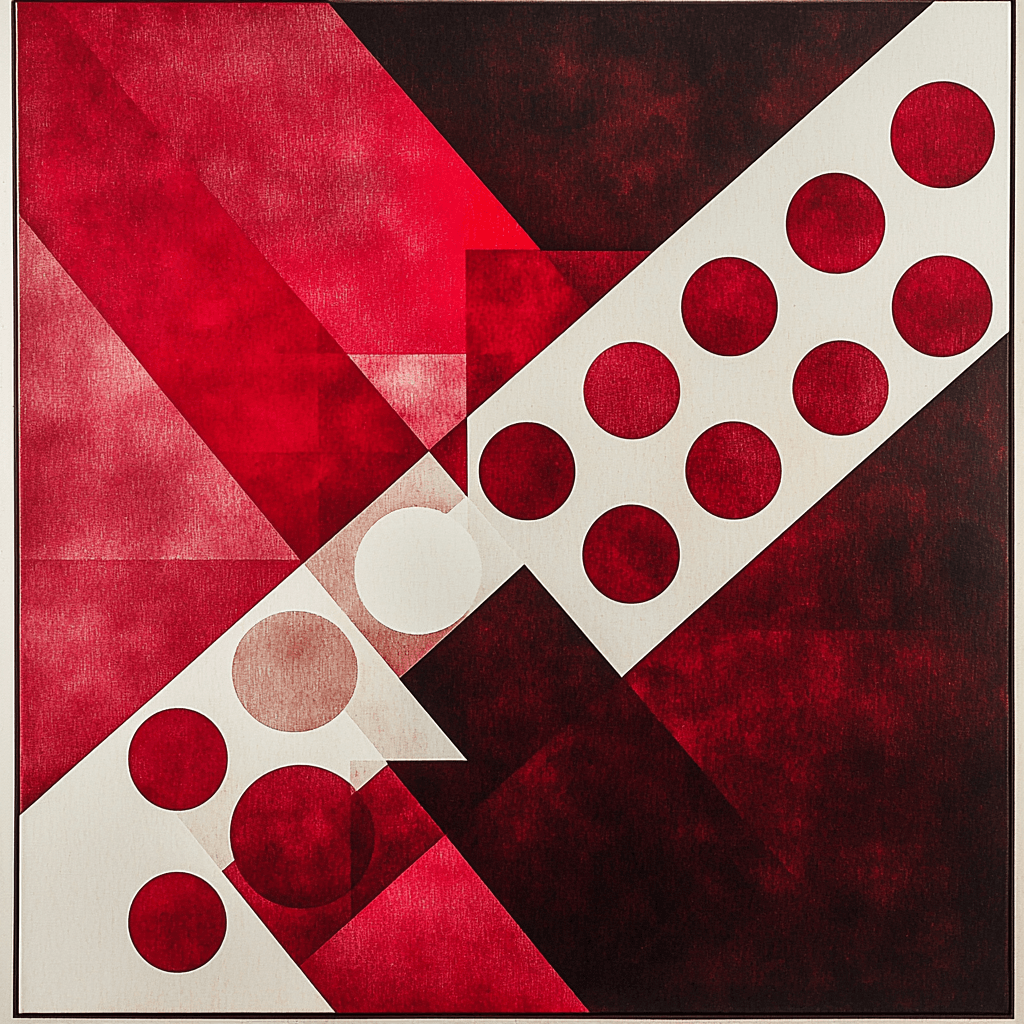 Kazimir Malevich Inspired Synthesis Of Shapes Paint By Color