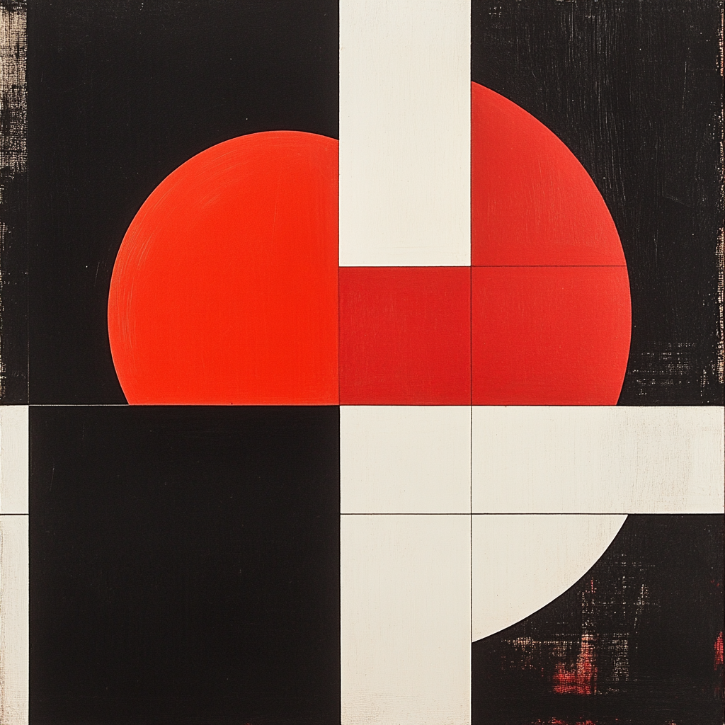 Kazimir Malevich Inspired Cosmic Geometry paint by color