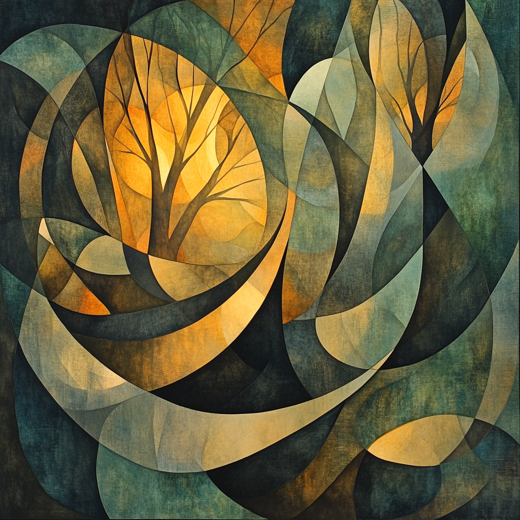 Max Ernst Inspired Enigmatic Forest Reverie paint by numbers