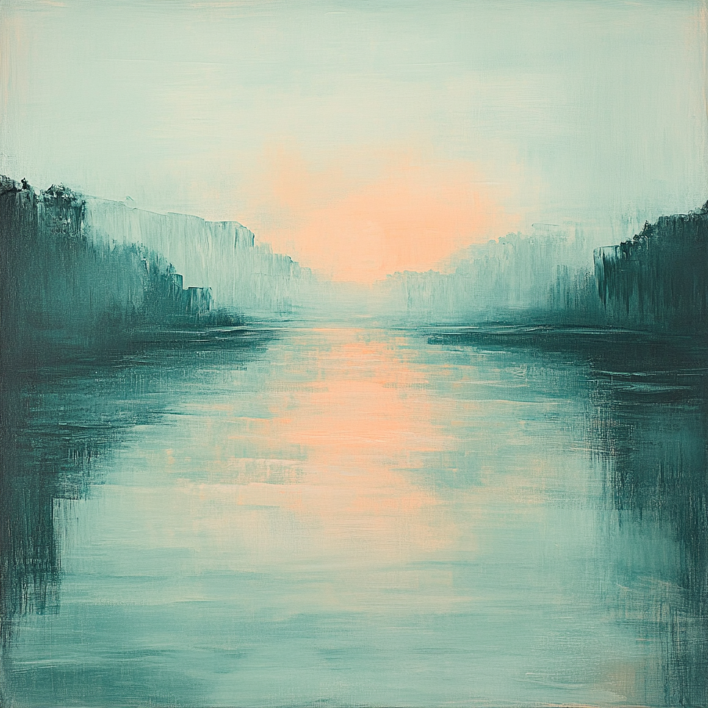 Edgar Degas Inspired River Mist And Morning Currents DIY paint by numbers