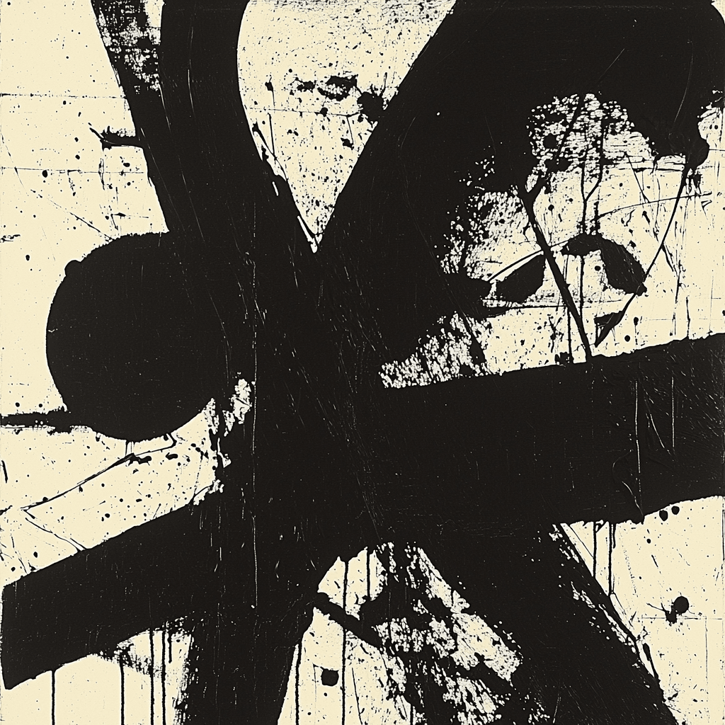 Kline Inspired Dynamic Expression Paint By Numbers Kits