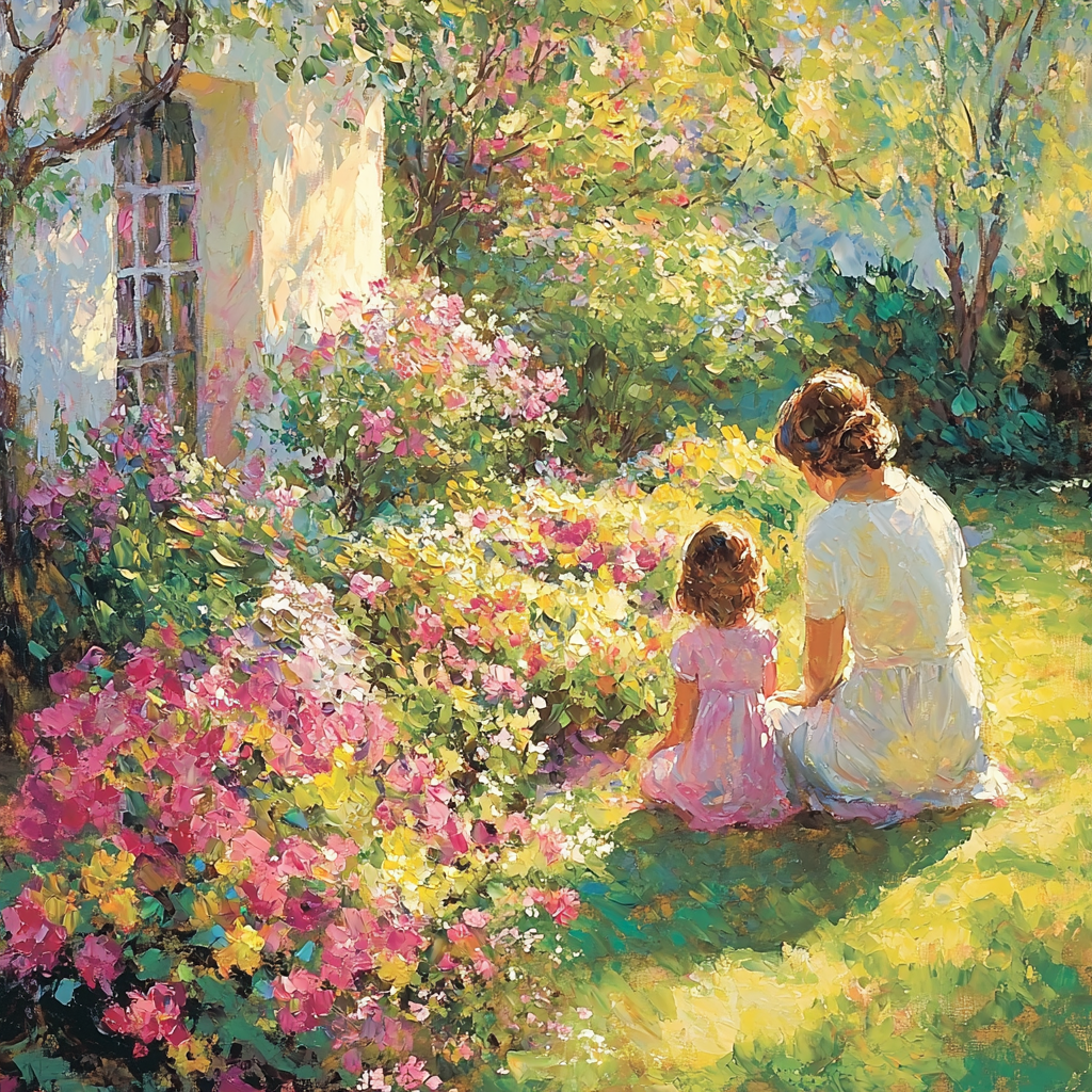 Mom's Eternal Garden Numbered Painting Kits