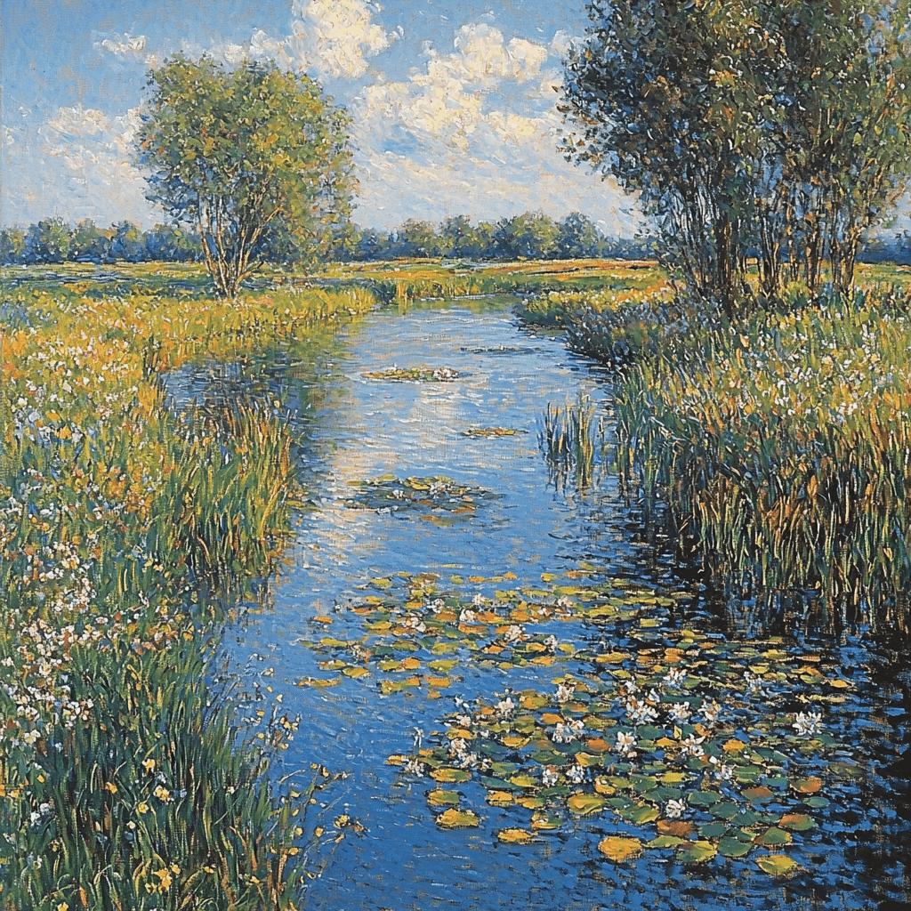 Claude Monet Inspired Soothing Waters Paint By Numbers