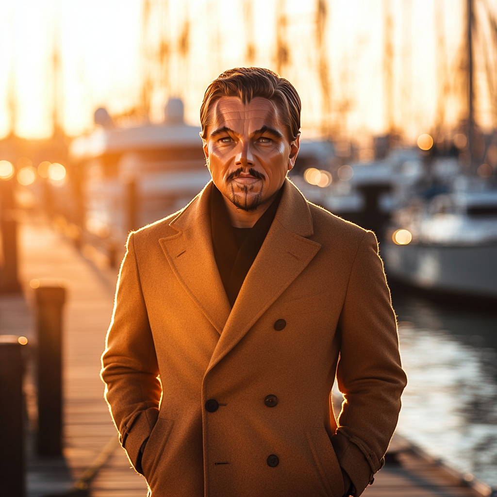 Leonardo DiCaprio: Navigating Dreams And Tides Paint by numbers art