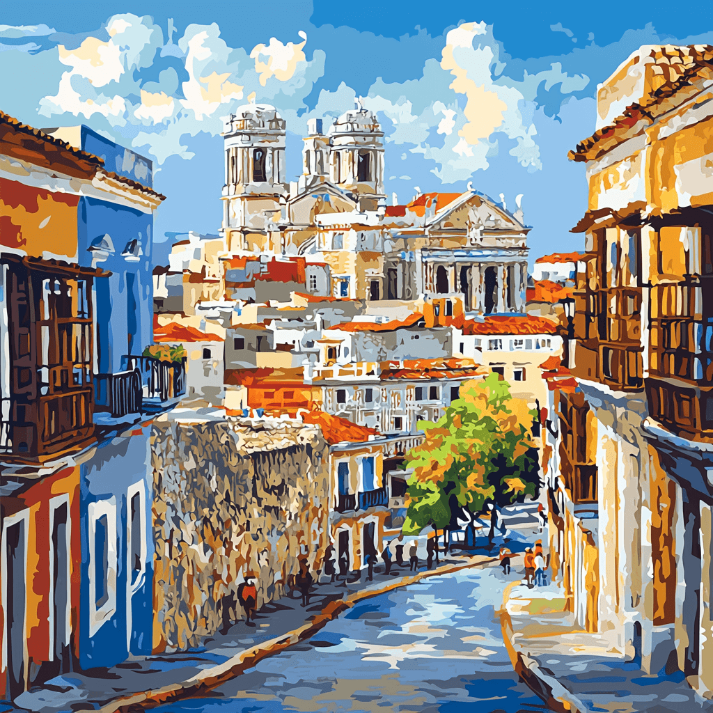 Walled City Of Cartagena - Colombia Paint By Number