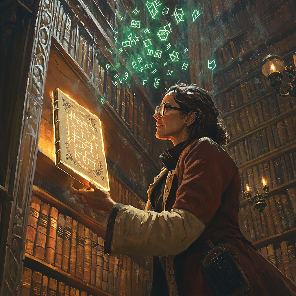 Cursed Library Of Haunted Tomes painting number kit