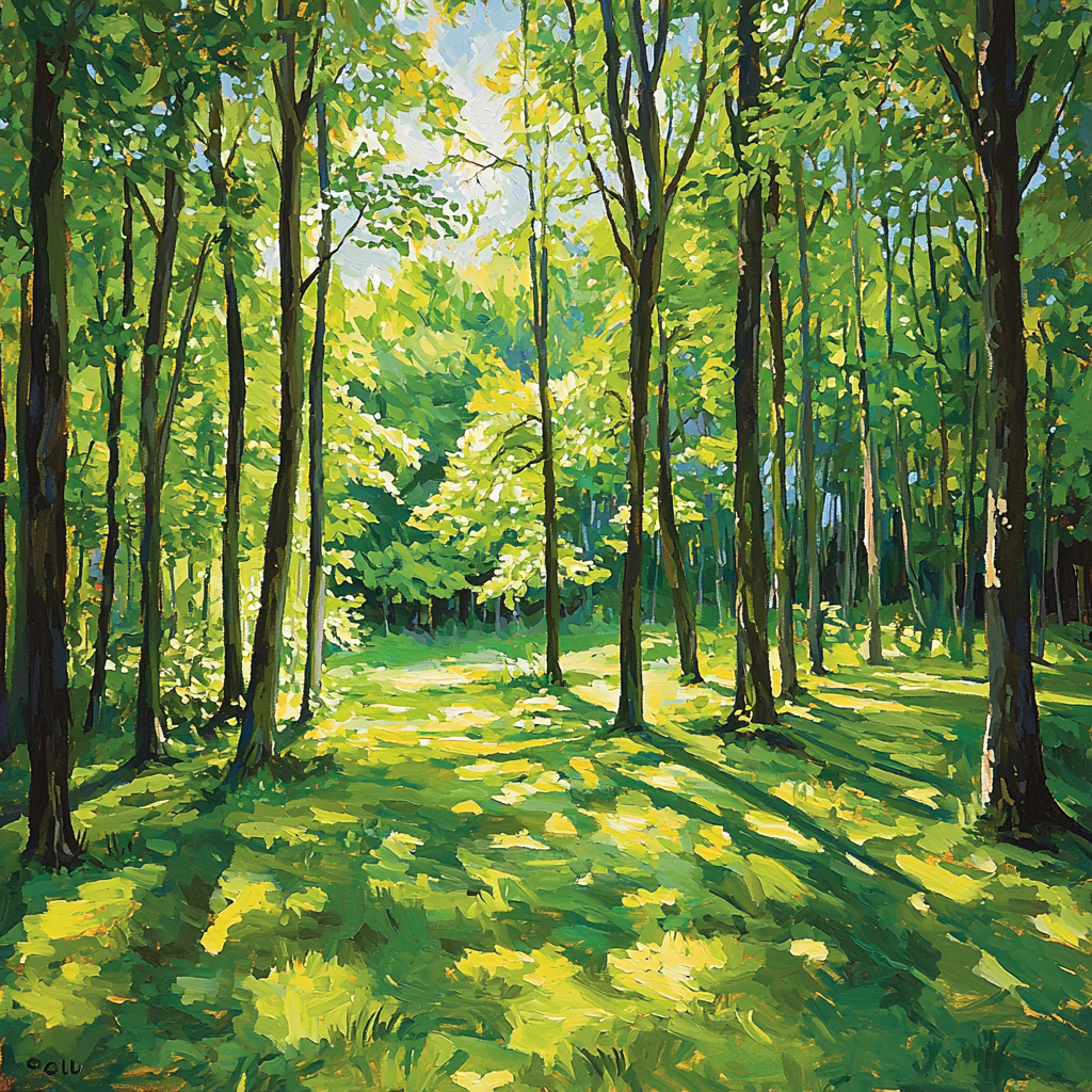 Paul Cézanne Inspired Forest’s Symphony Paint By Number