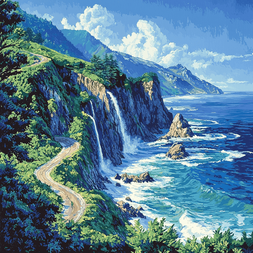 Big Sur - California Paint By Number