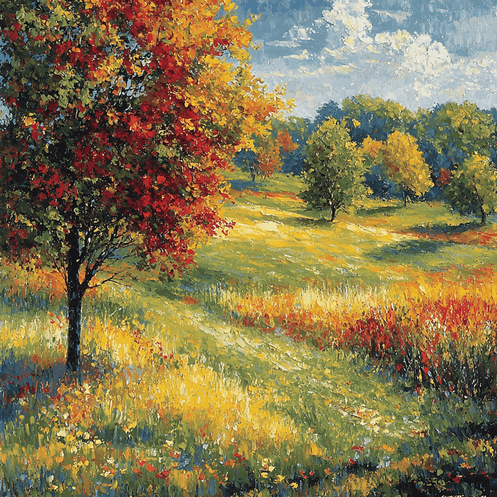 Claude Monet Inspired Harmony Of Seasons Paint By Color