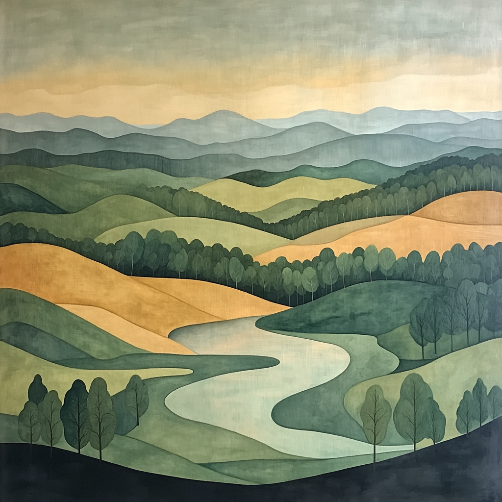 Nandalal Bose Inspired Nature's Cadence DIY Paint By Numbers