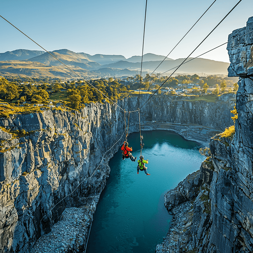 Zip World Velocity 2 - Penrhyn Quarry, Wales Paint By Number