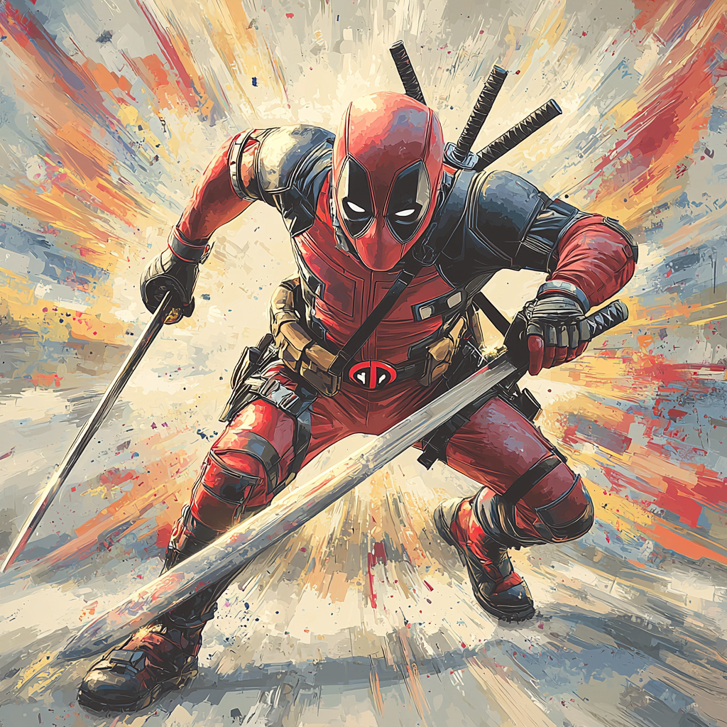 Ryan Reynolds: The Merc With A Smile Painting Number Kit