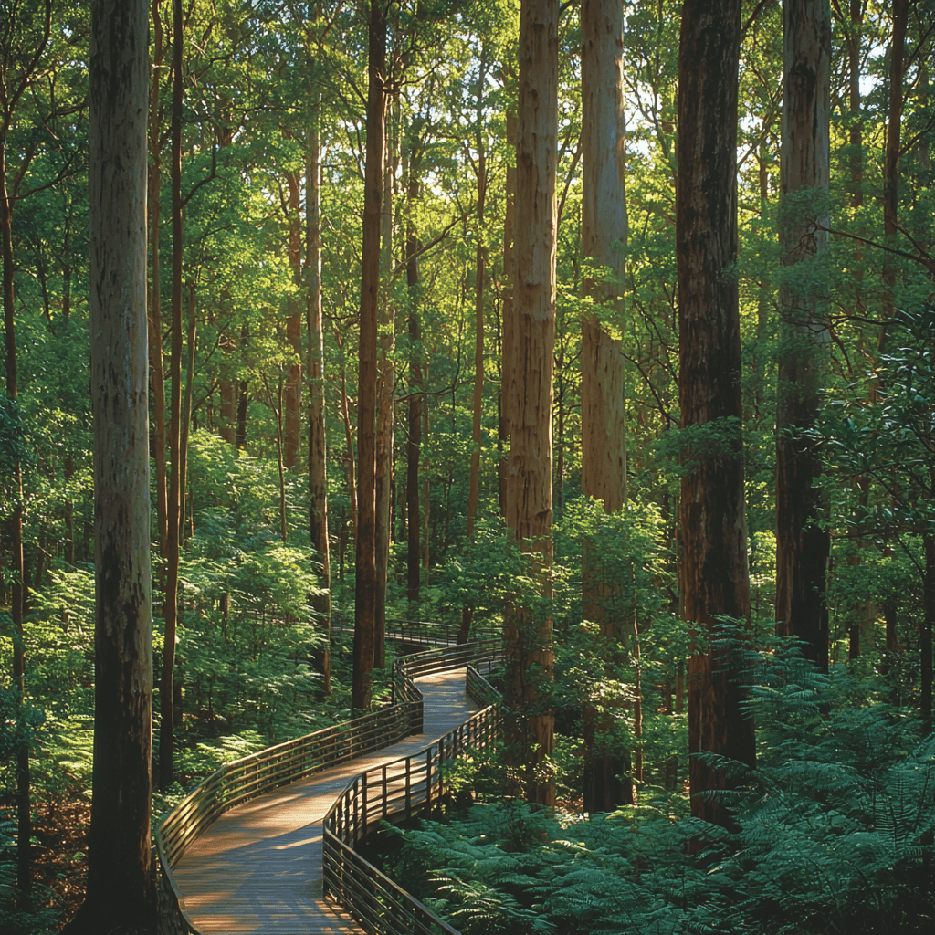 Valley Of The Giants Tree Top Walk - Walpole Paint By Number