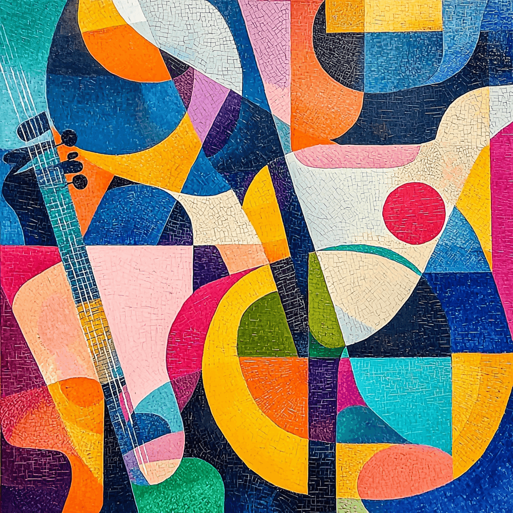 Pablo Picasso Inspired Picasso's Musical Harmony Paint By Numbers