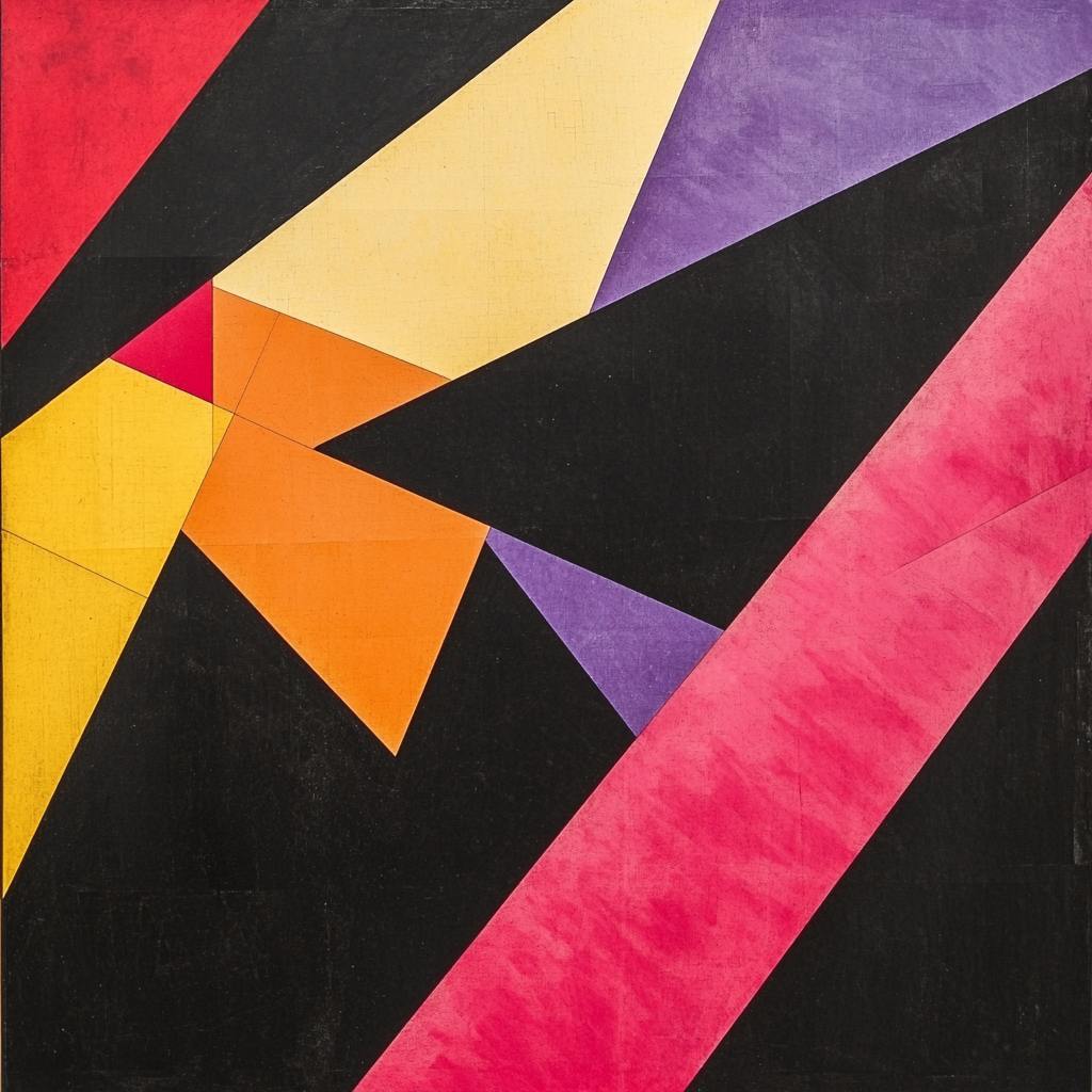 Kazimir Malevich Inspired Focal Point Paint By Color