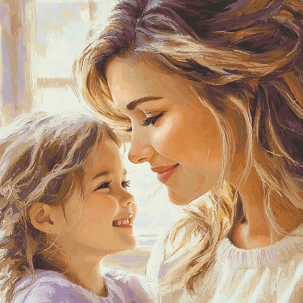 Whispers Of Mother's Love Painting By Numbers Kit