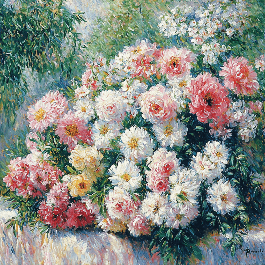 Pierre-Auguste Renoir Inspired Serenade Of Blossoms Paint By Numbers