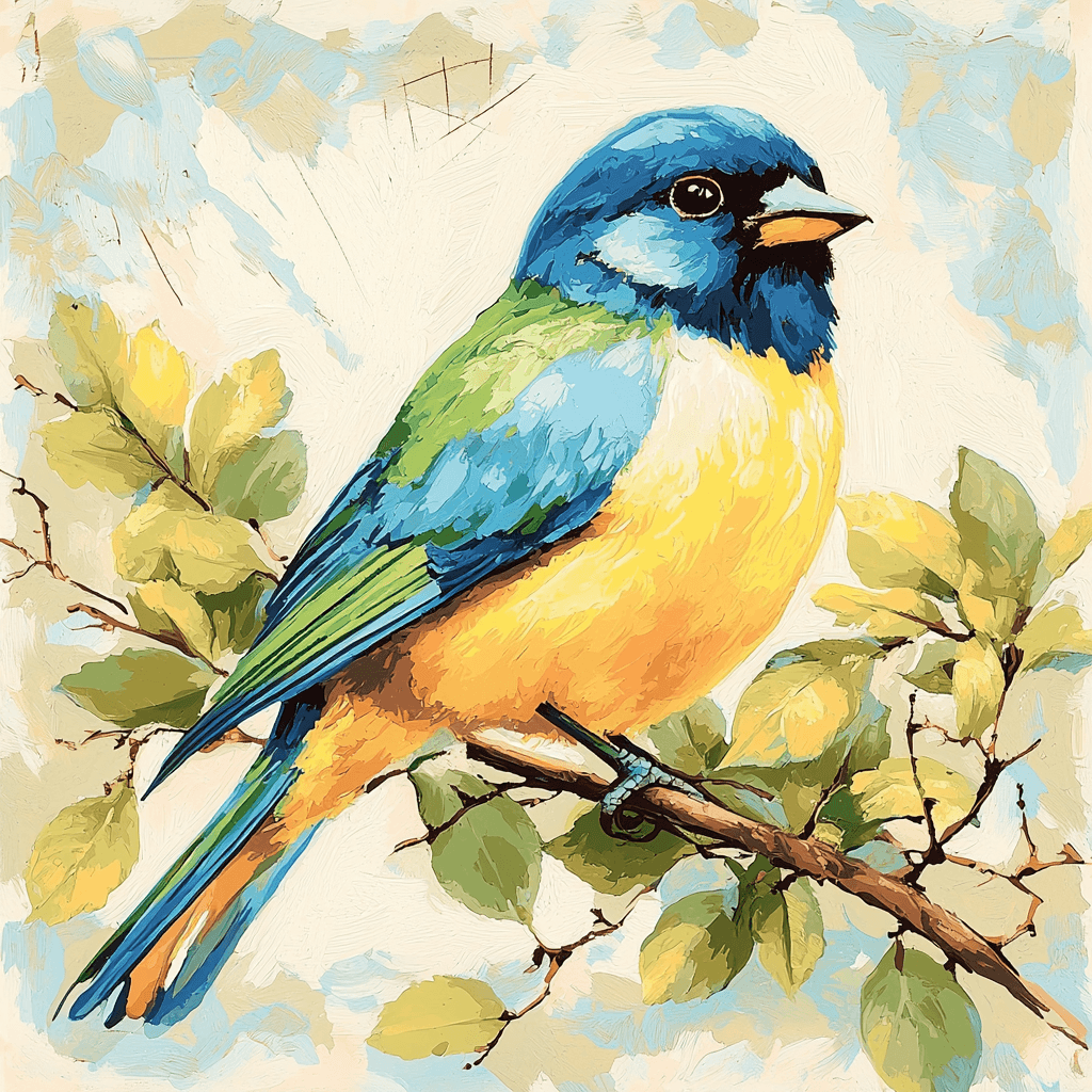 Leonardo Da Vinci Inspired Feathered Beauty Numbered Painting Kits