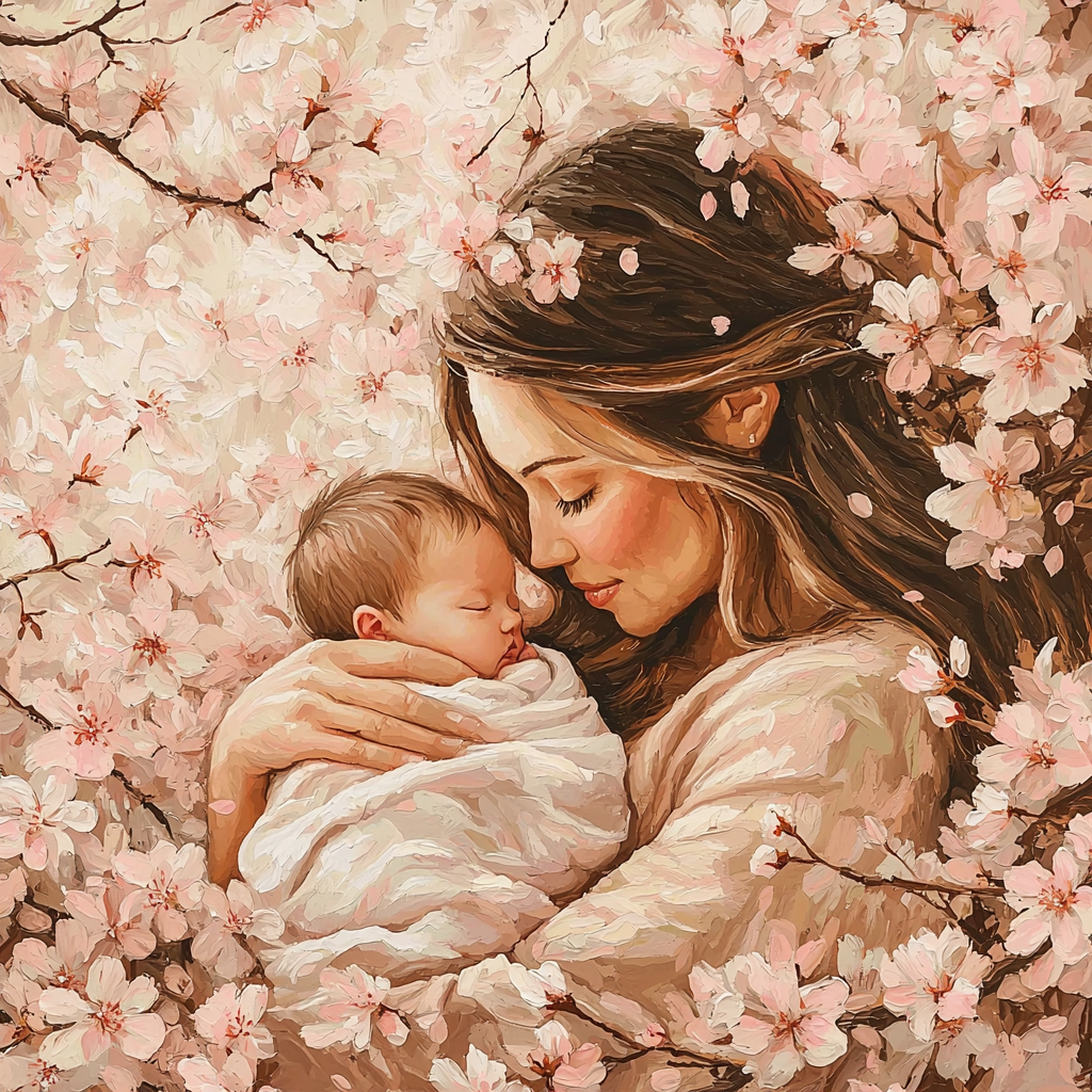 Motherhood Blossoms Paint By Numbers Kits