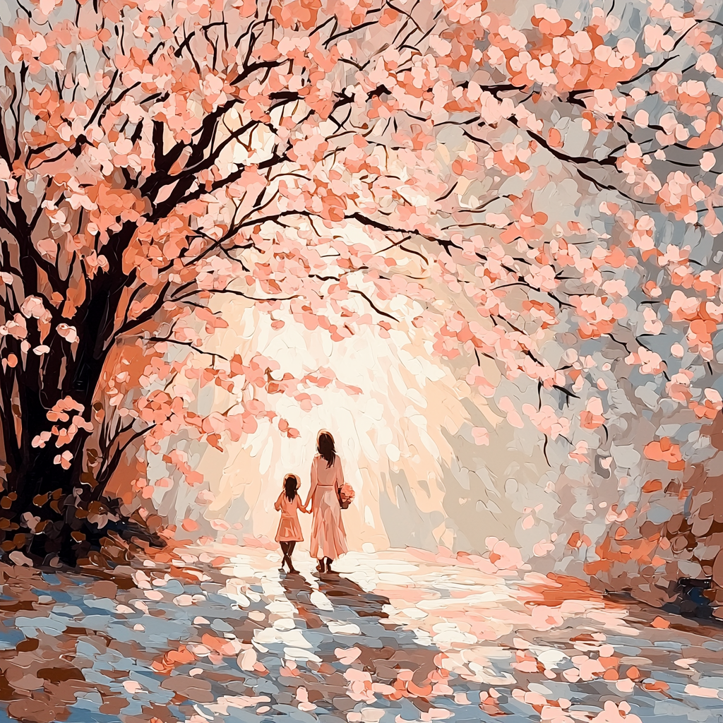 Under The Blossom Arch DIY Paint By Numbers