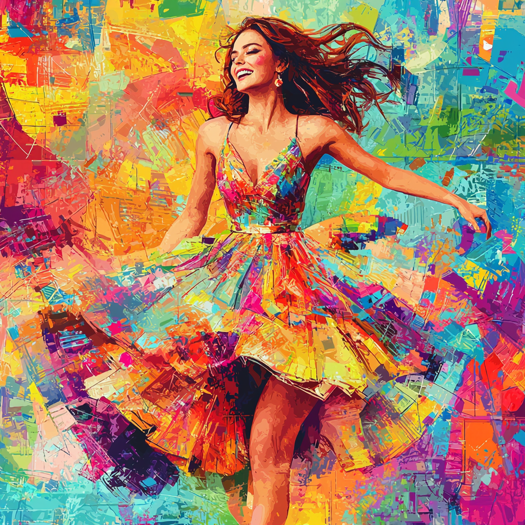 Emma Stone: The Dancer's Dream Painting Number Kit