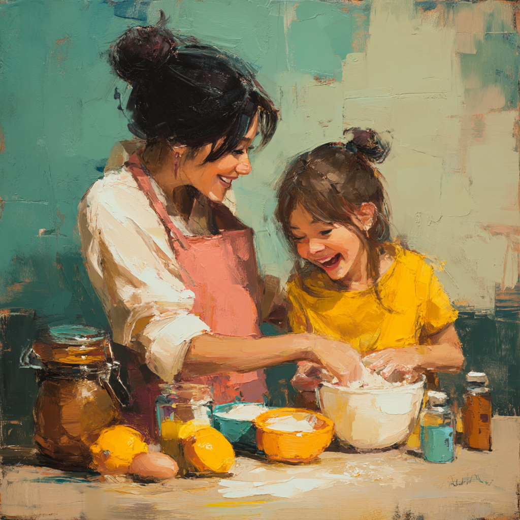 Kisses In The Kitchen Painting By Numbers Kit