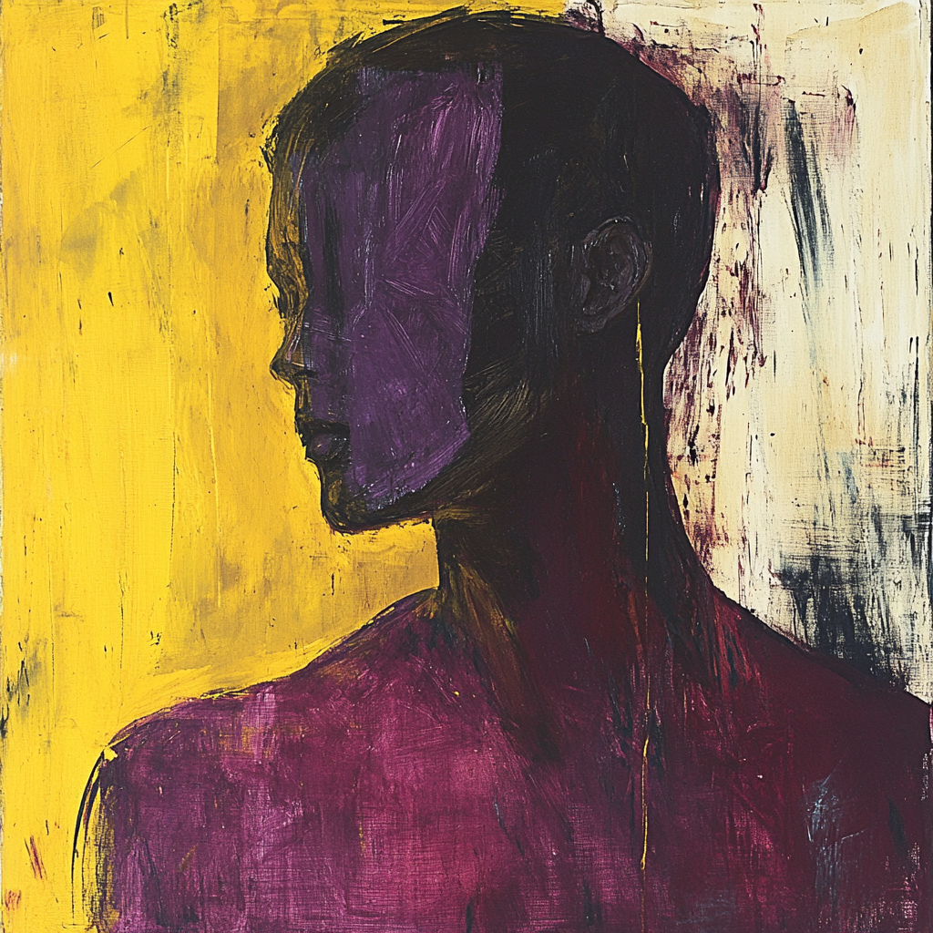 Francis Bacon Inspired Portrait Of Fear paint by numbers