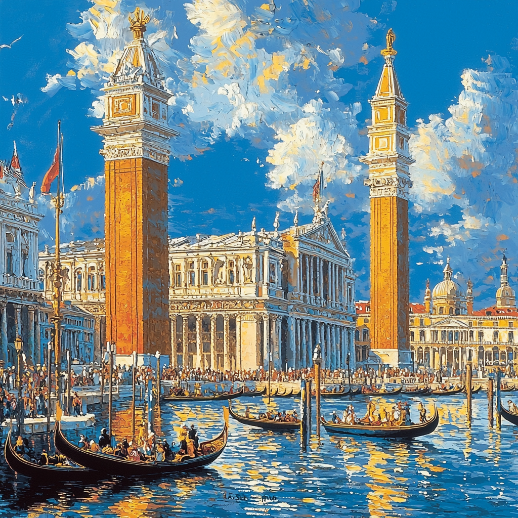 Canaletto Inspired Grand Architecture Of The Past Numbered Painting Kits