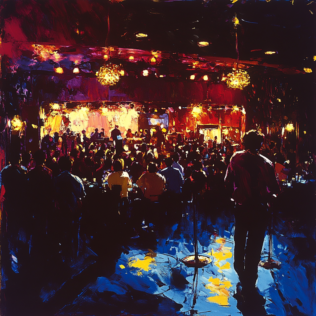 Édouard Manet Inspired Jazz Night paint by number