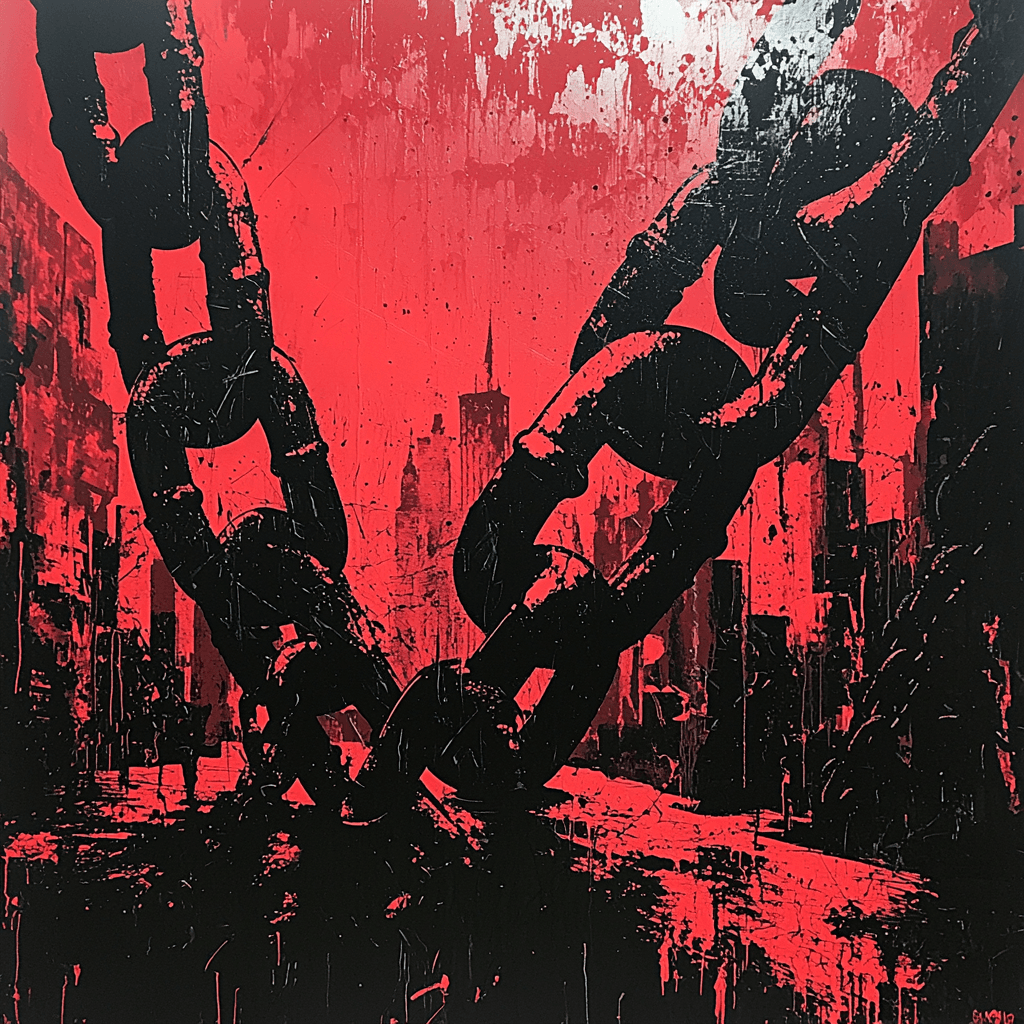 Banksy Inspired The Chains We Bear Painting Number Kit